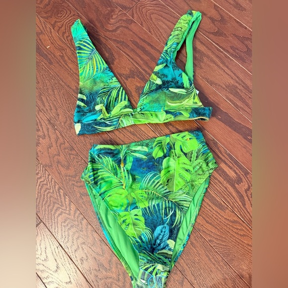 ASOS DESIGN SWIM GLAM mix and match high waist bikini bottom size 6 NWOT - Picture 5 of 8